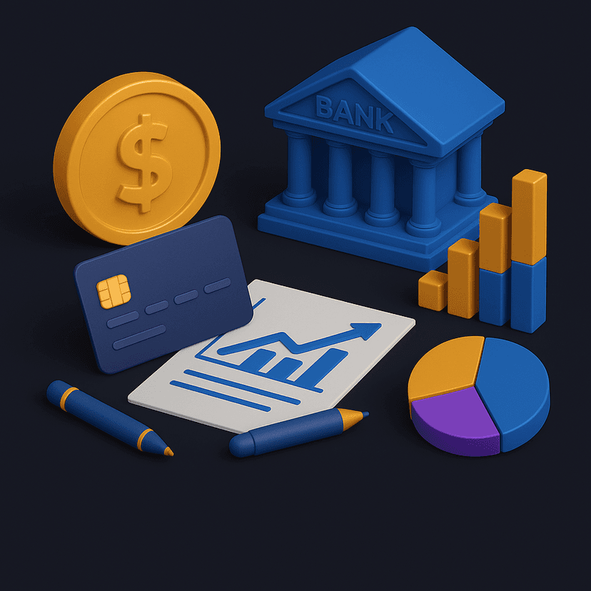 Mobile banking dashboard UI showcasing Scrift's AI-powered finance and banking solutions, focused on automation, real-time analytics, and customer-centric financial apps.